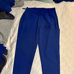 Mandala galaxy blue women’s medium scrub pants